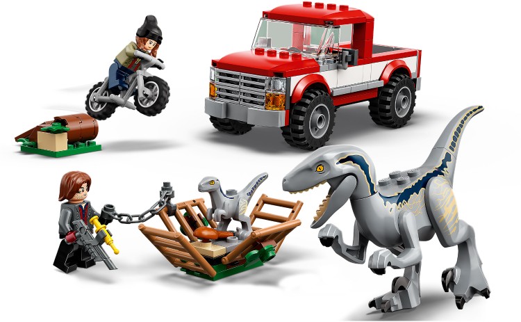 Фотография Конструктор LEGO 76946 Jurassic World Блу и поимка бета-велоцираптора