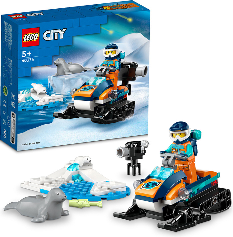 Картинка Конструктор LEGO 60376 Город Снегоход «Исследователь Арктики»