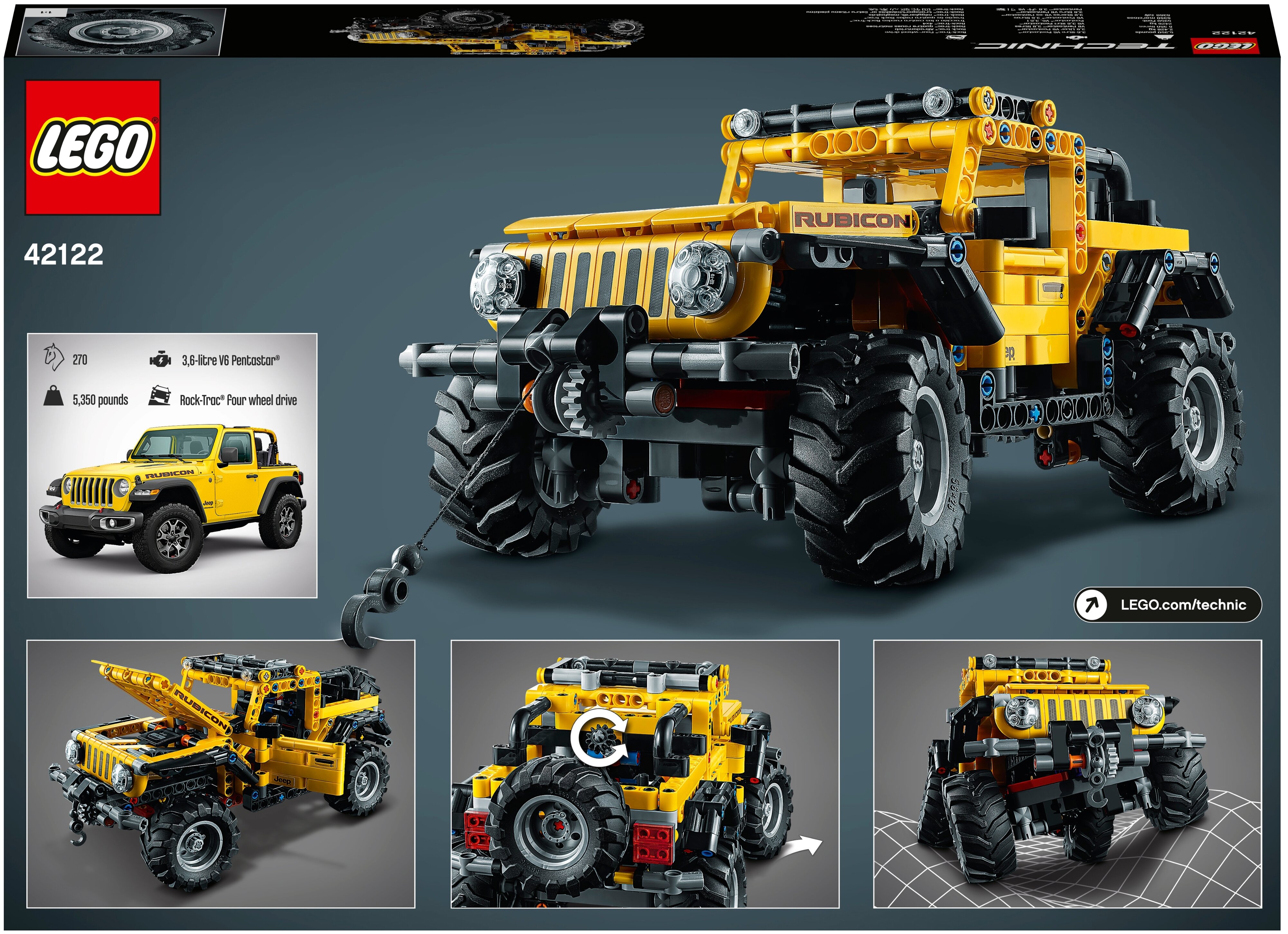 Фото Конструктор LEGO 42122 Technic Jeep Wrangler