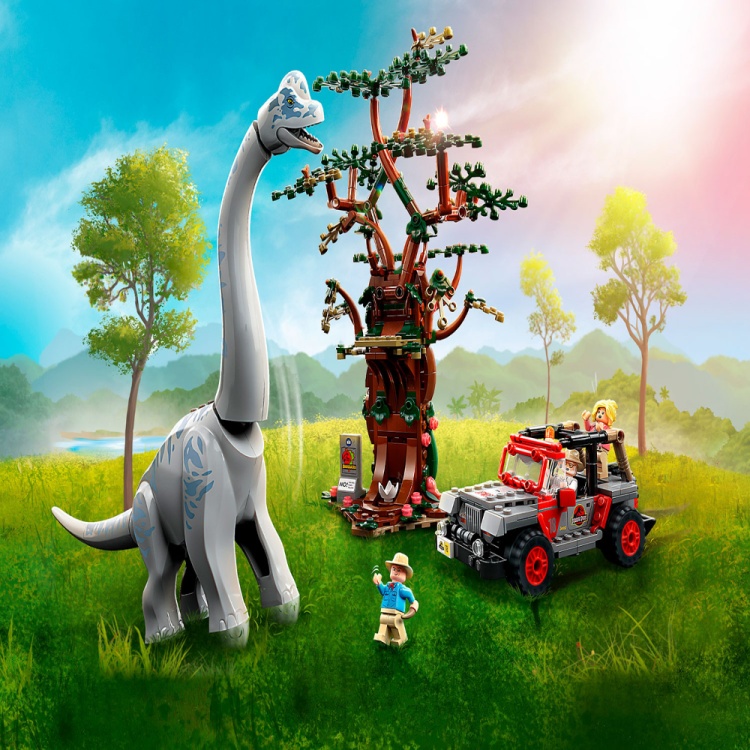 Купить Конструктор LEGO 76960 Jurassic World Встреча с Брахиозавром