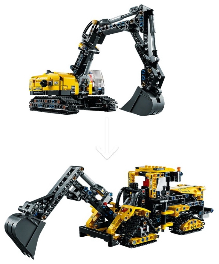 Конструктор LEGO 42121 Техник Тяжелый экскаватор Казахстан