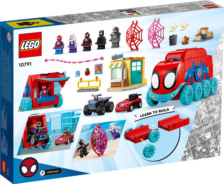 Фотография Конструктор LEGO 10791 Spidey Мобильный штаб Команды Паука