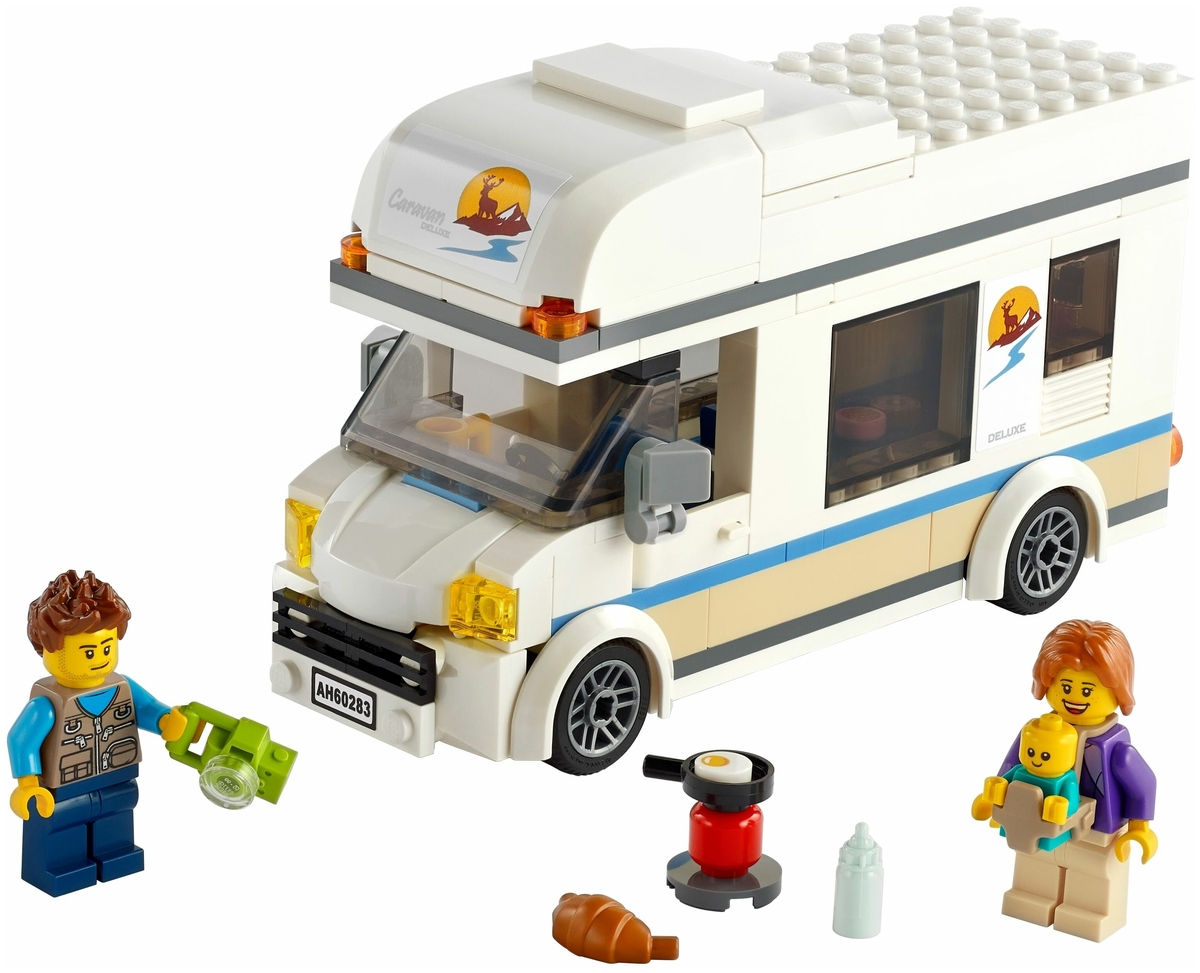 Картинка Конструктор LEGO 60283 Город Отпуск в доме на колёсах