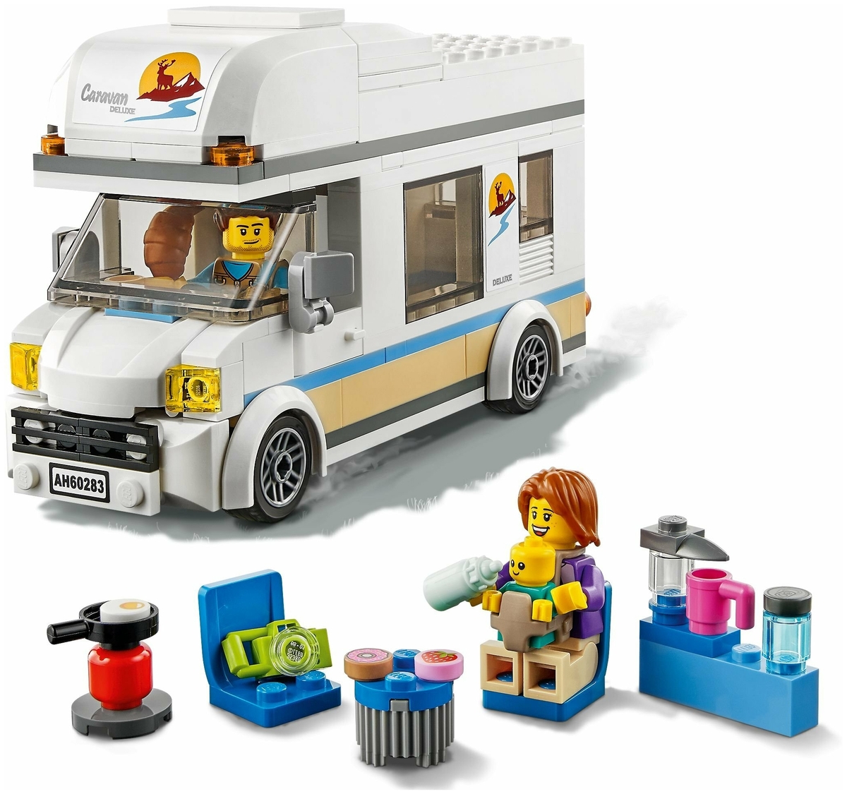 Конструктор LEGO 60283 Город Отпуск в доме на колёсах заказать