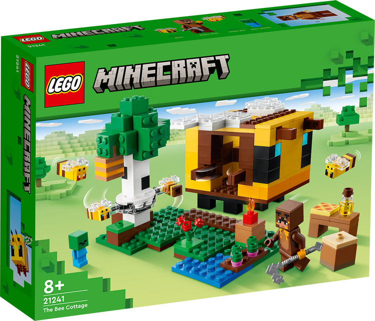 Фото Конструктор LEGO 21241 Minecraft Пчелиный домик