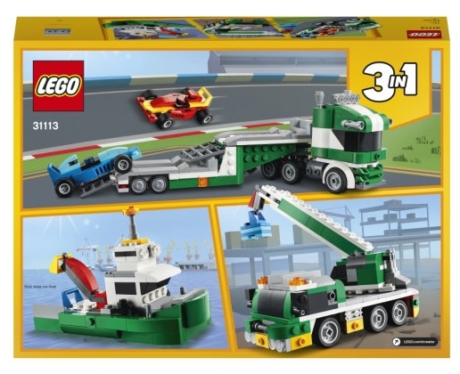 Фото Конструктор LEGO 31113 Криэйтор Транспортировщик гоночных автомобилей