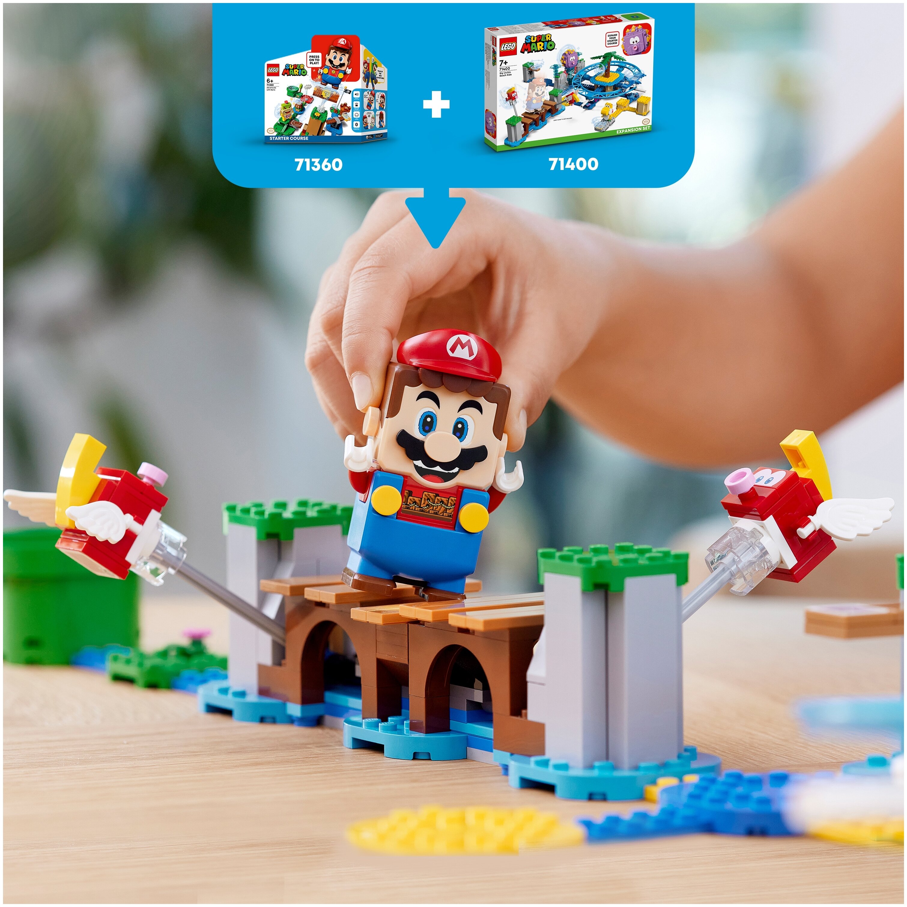 Конструктор LEGO Дополнительный набор «Пляжное веселье огромного ежа» Super Mario 71400 заказать