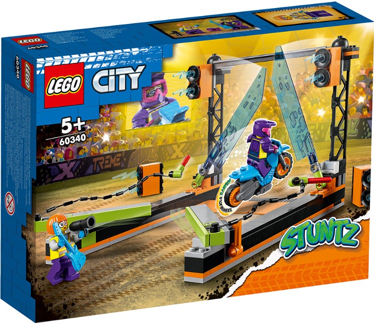 Фотография Конструктор LEGO 60340 City Stuntz Каскадерская задача «Клинок»