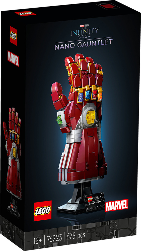 Фото Конструктор LEGO Нано-перчатка Железного Человека из фильма «Мстители: Финал» Super Heroes 76223