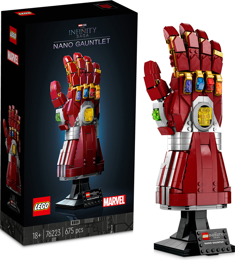 Картинка Конструктор LEGO Нано-перчатка Железного Человека из фильма «Мстители: Финал» Super Heroes 76223