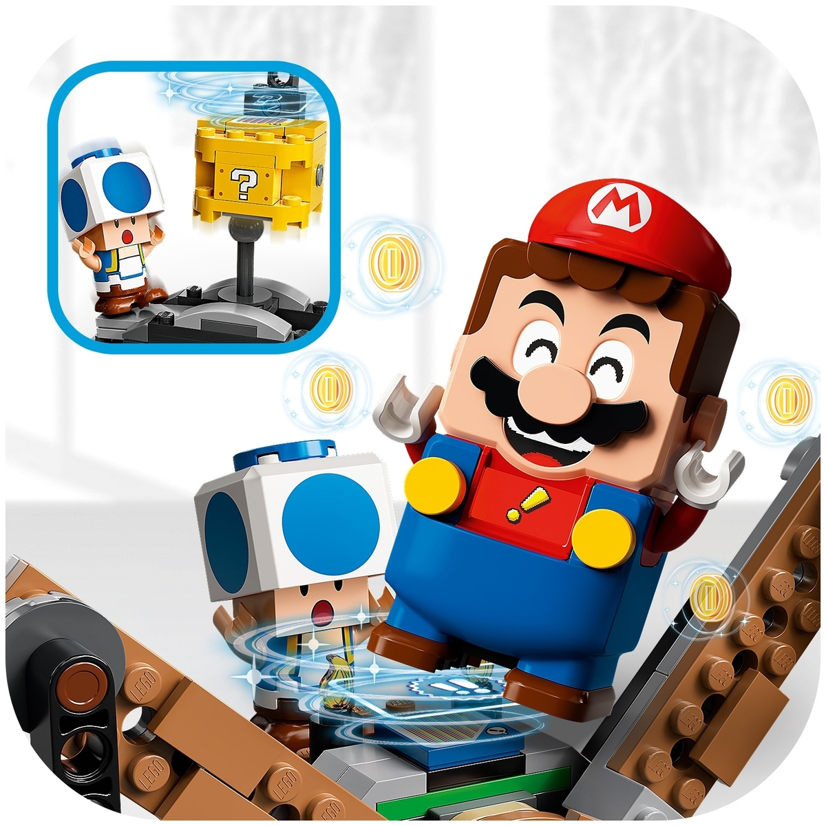 Конструктор LEGO 71390 Super Mario Дополнительный набор «Нокдаун резноров» Казахстан