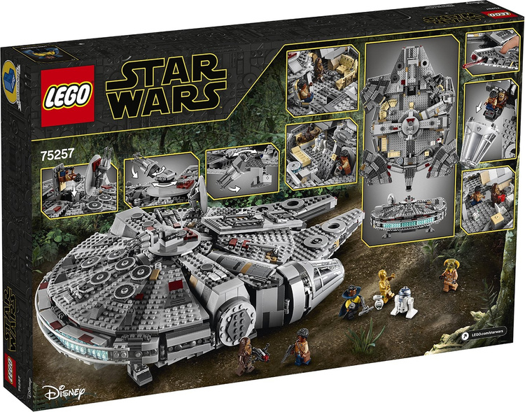 Фотография Конструктор LEGO Звездные войны Сокол Тысячелетия 75257