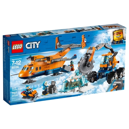 Конструктор LEGO Арктический грузовой самолёт CITY 60196