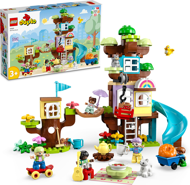 Фотография Конструктор LEGO 10993 Дупло Дом на дереве 3в1