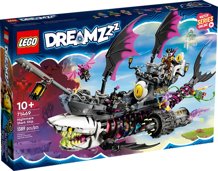 Фото Конструктор LEGO 71469 DREAMZzz Кошмарный корабль-акула