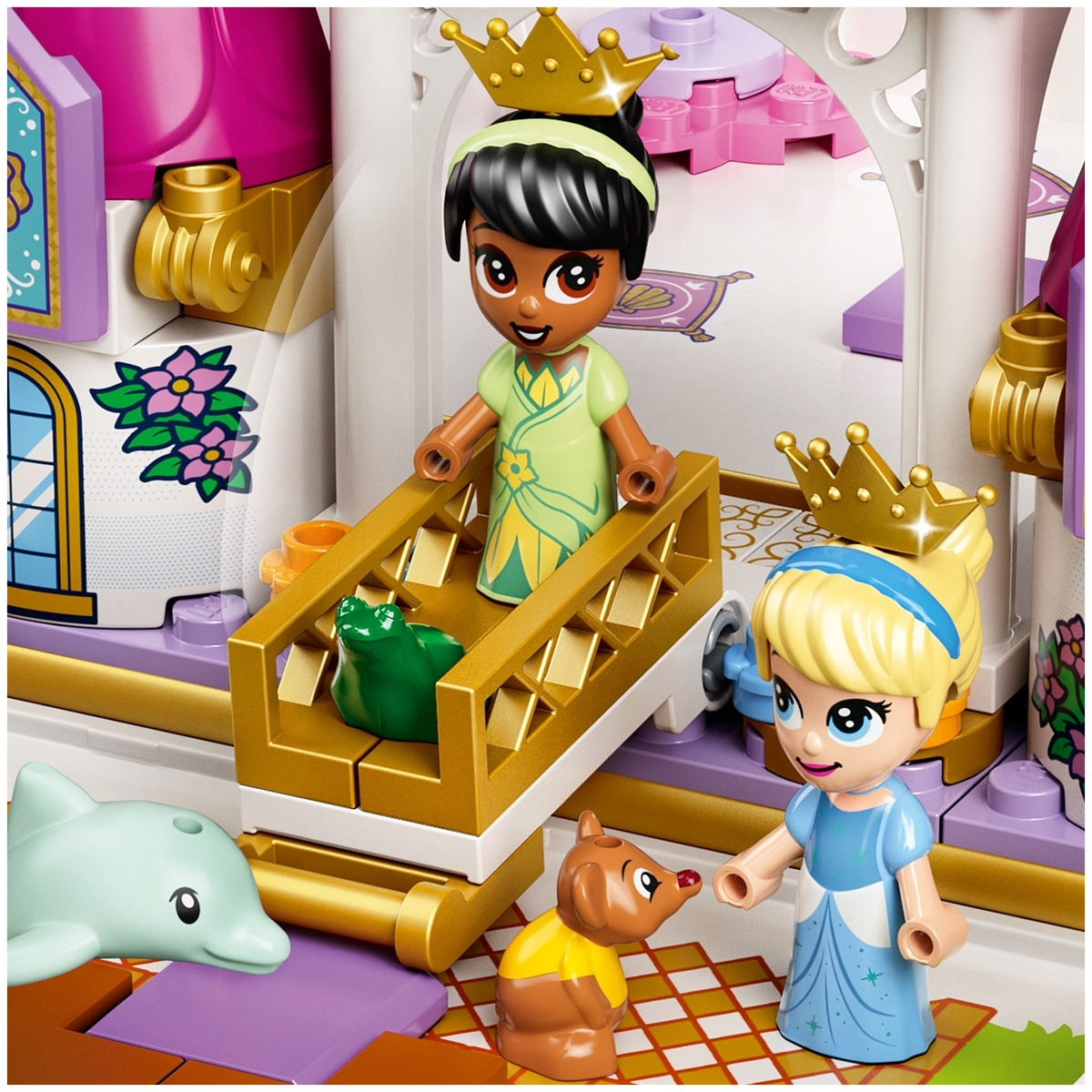 Купить Конструктор LEGO 43193 Принцессы Дисней Книга сказочных приключений Ариэль, Белль, Золушки и Тианы
