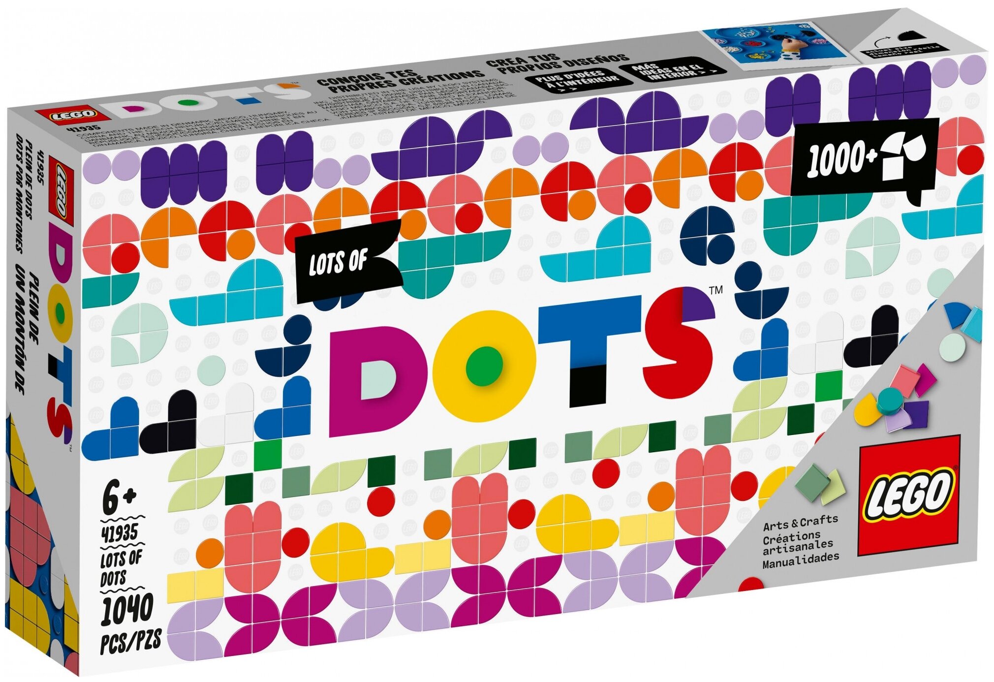 Конструктор LEGO Большой набор тайлов DOTS 41935 Казахстан