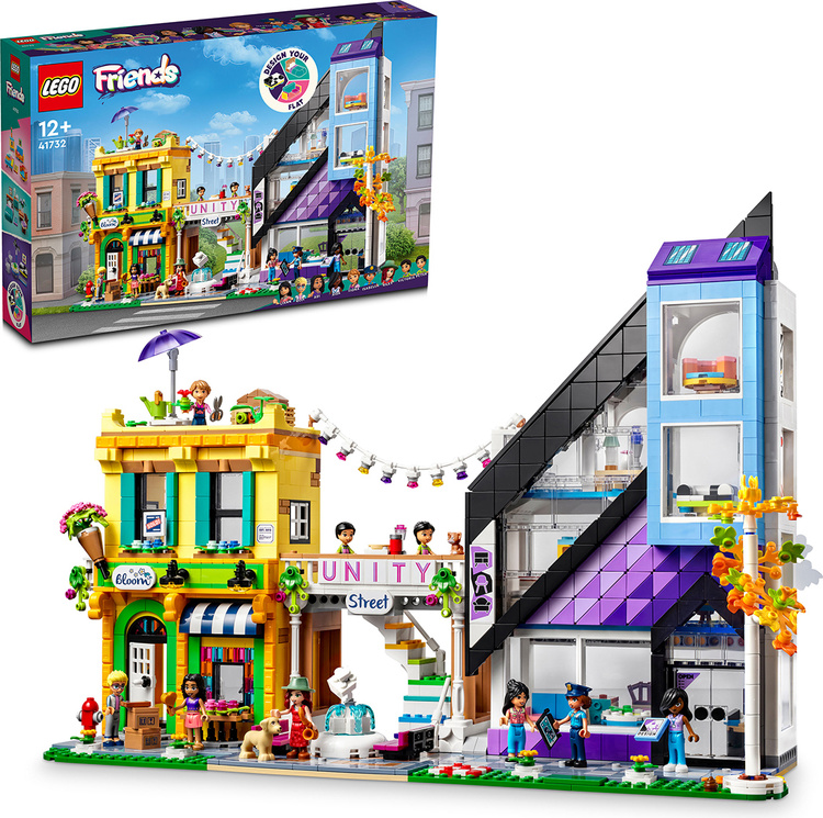 Фото Конструктор LEGO 41732 Подружки Цветочный магазин и Ателье в центре города