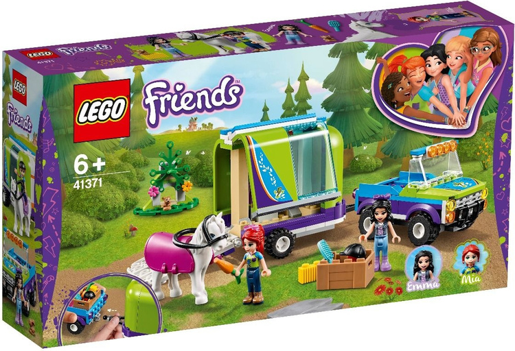 Конструктор LEGO Трейлер для лошадки Мии Friends 41371