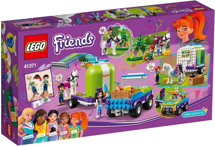 Фото Конструктор LEGO Трейлер для лошадки Мии Friends 41371