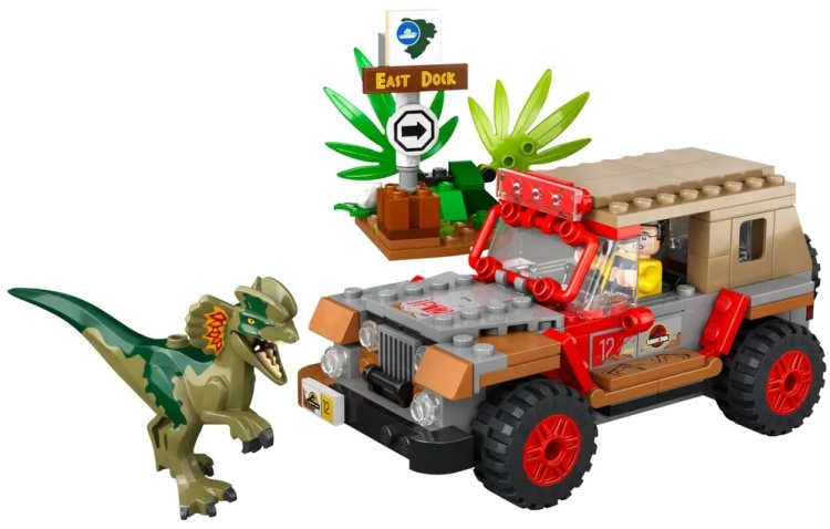 Цена Конструктор LEGO 76958 Jurassic World Засада Дилофозавра