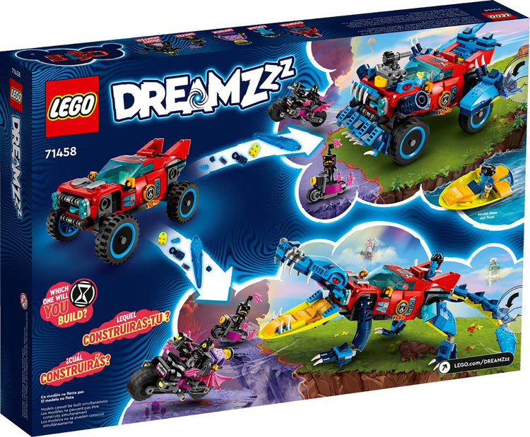 Фото Конструктор LEGO 71458 DREAMZzz Автомобиль-крокодил