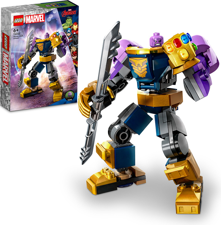Картинка Конструктор LEGO 76242 Супер Герои Броня Таноса