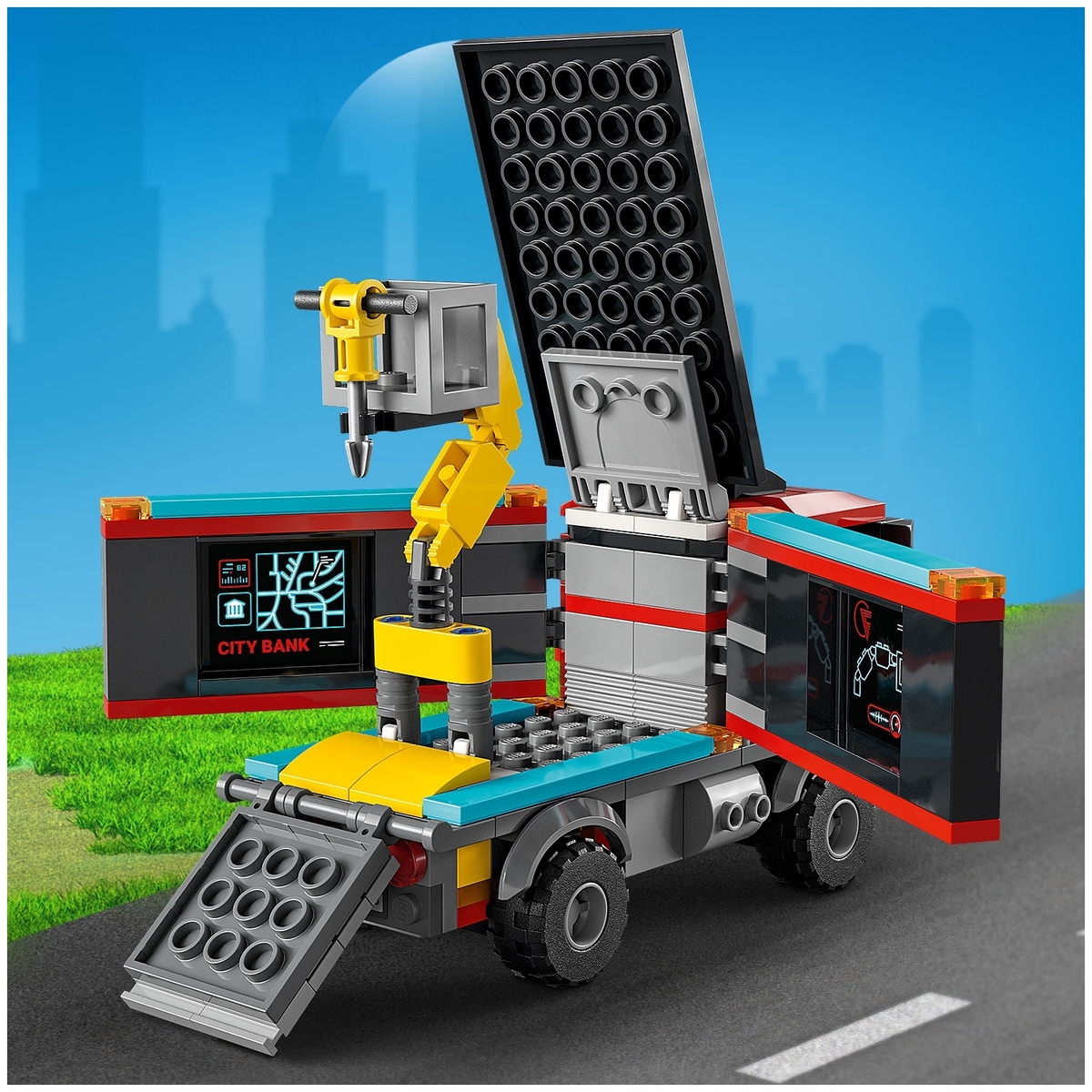 Картинка Конструктор LEGO 60317 Город Полицейская погоня в банке
