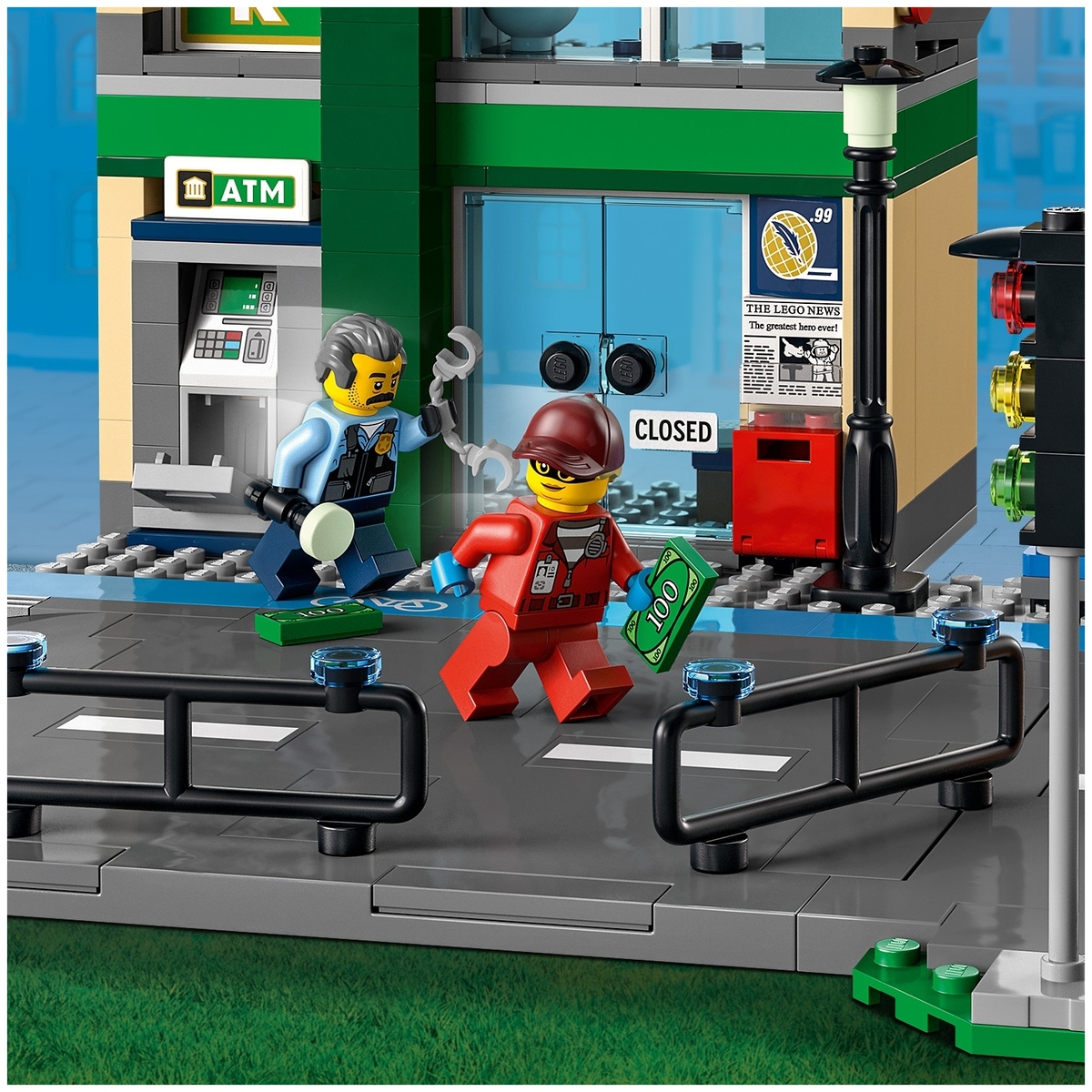 Цена Конструктор LEGO 60317 Город Полицейская погоня в банке
