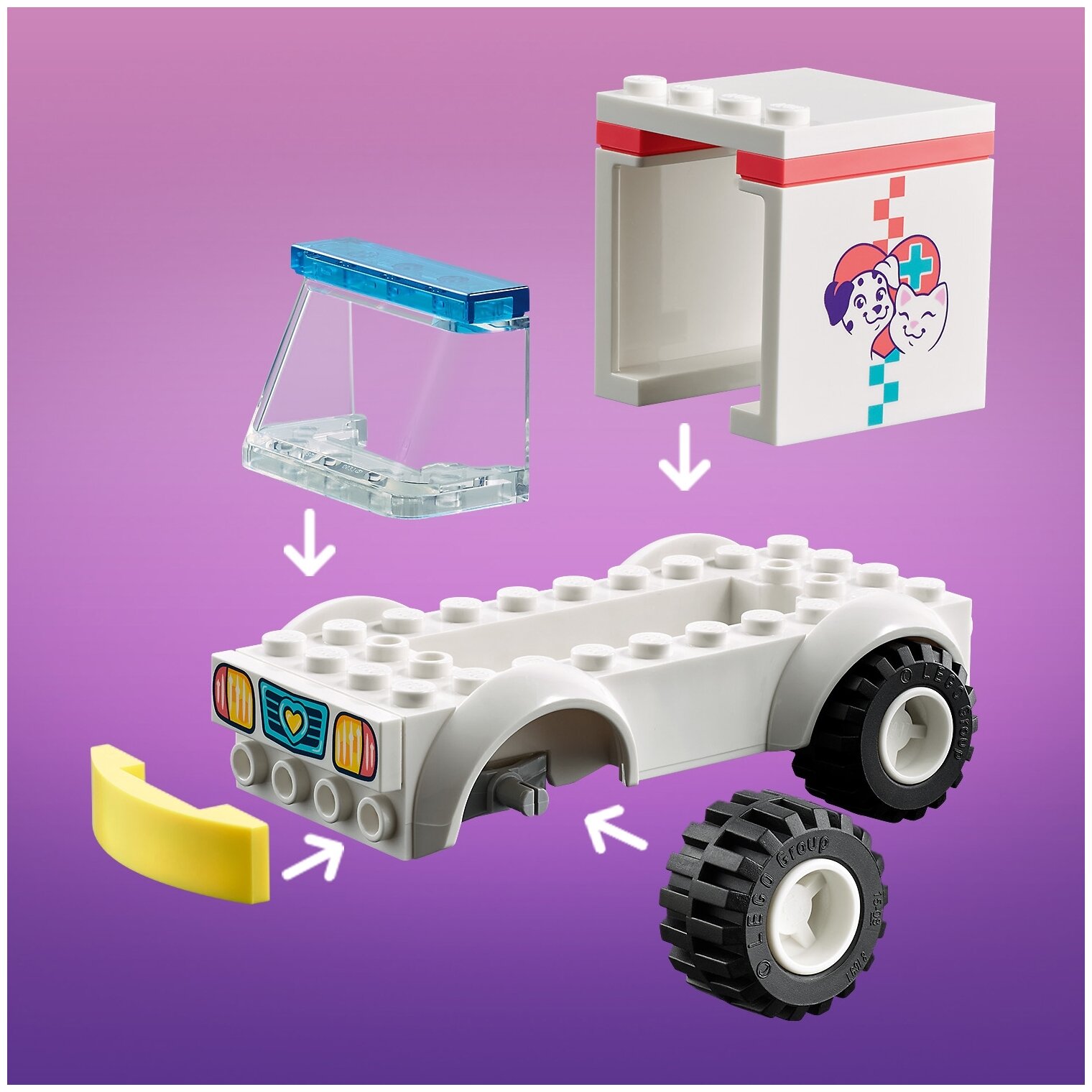 Купить Конструктор LEGO 41694 Подружки Скорая ветеринарная помощь