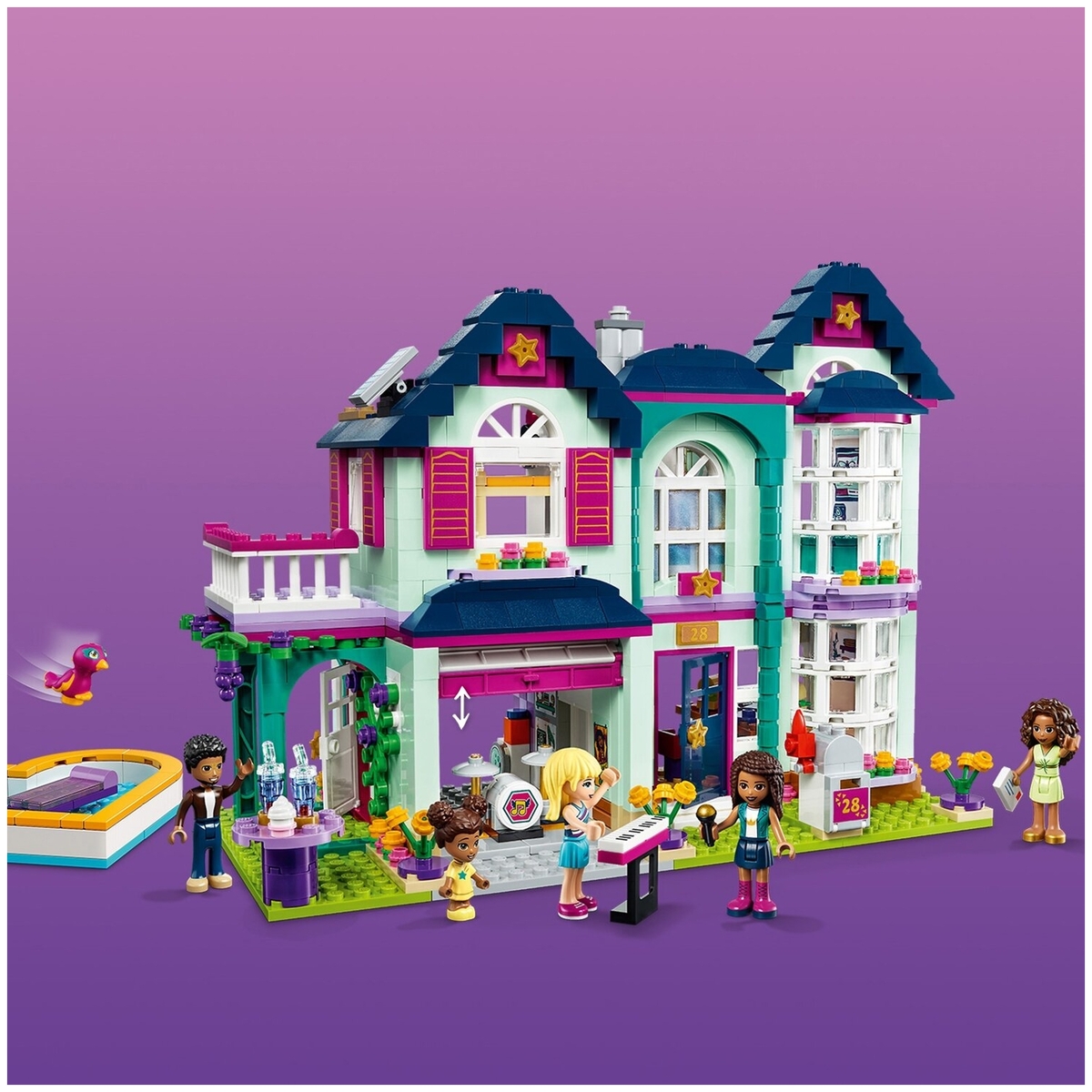 Цена Конструктор LEGO 41449 Подружки Дом семьи Андреа