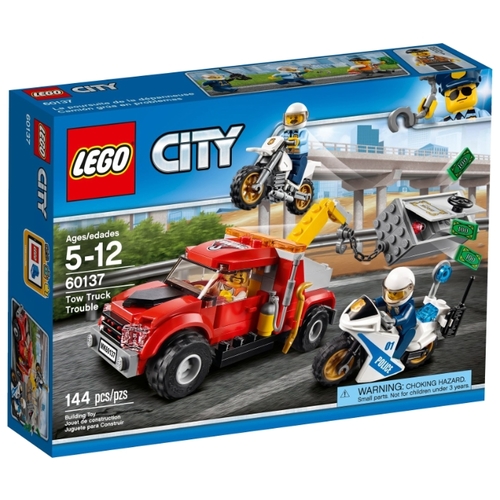 Конструктор LEGO Побег на буксировщике CITY 60137