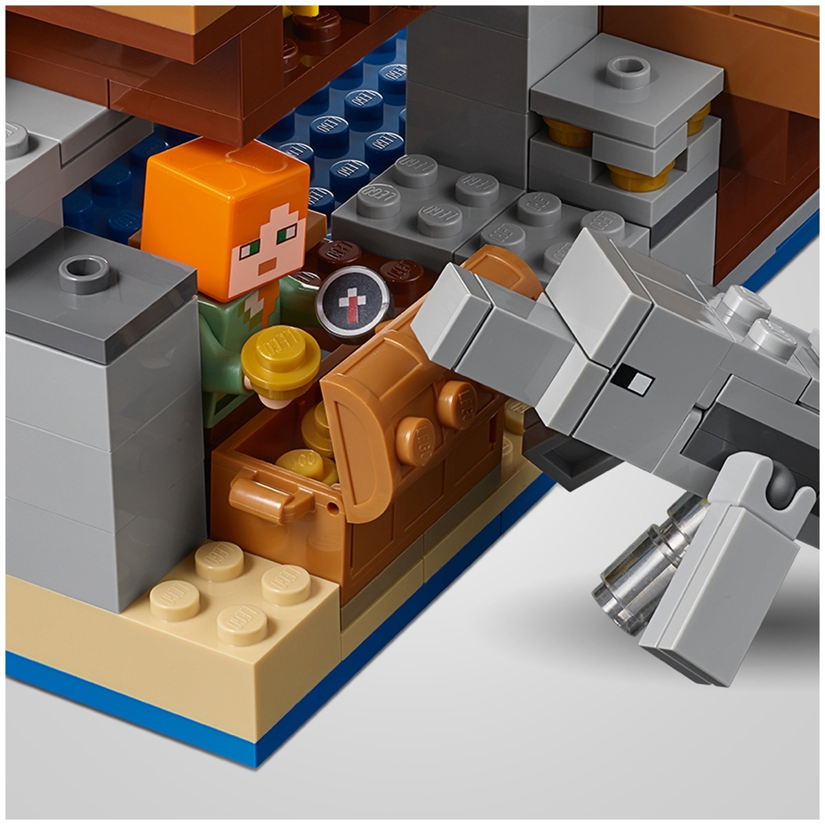 Конструктор LEGO 21152 Minecraft Приключения на пиратском корабле Казахстан