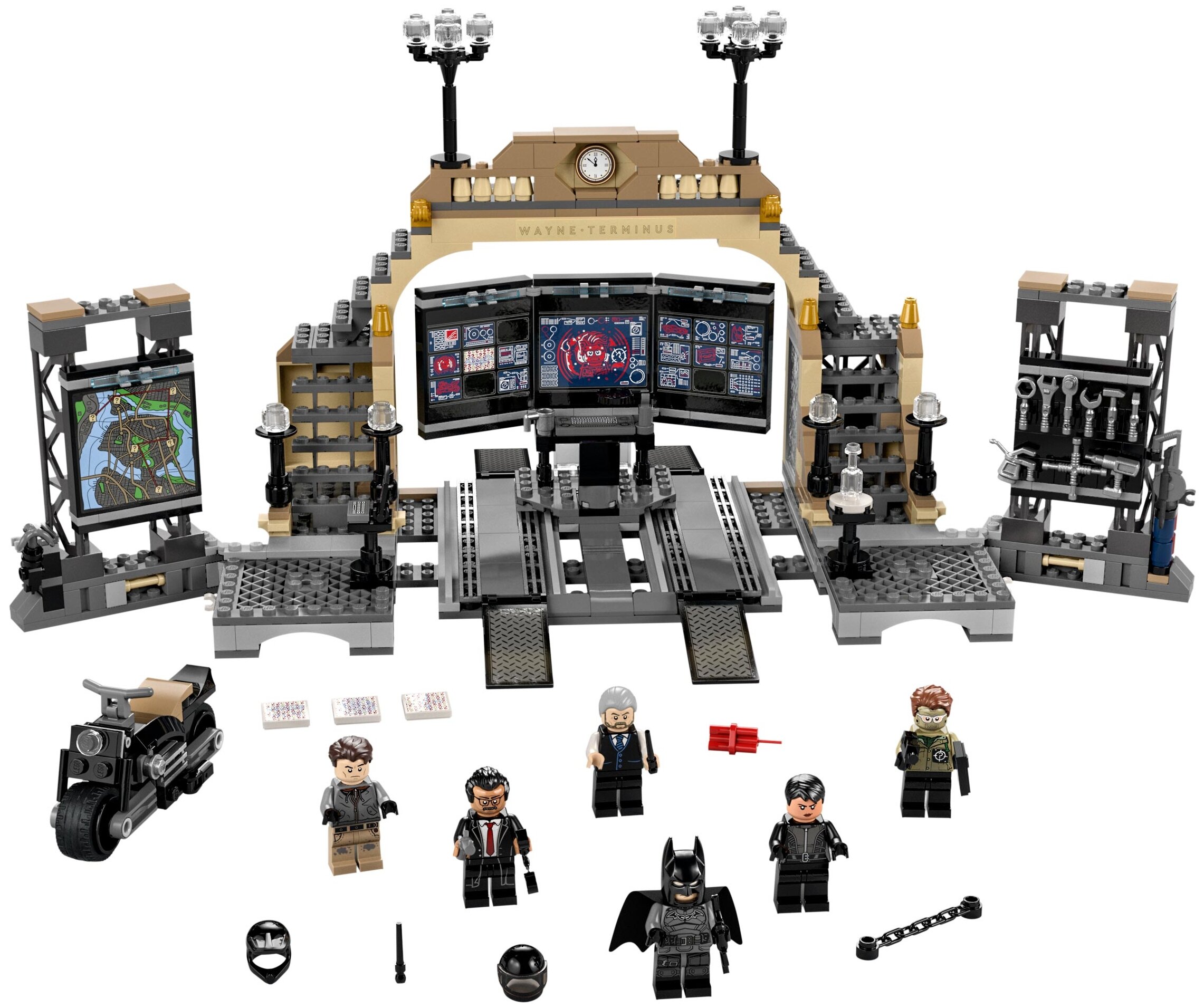 Картинка Конструктор LEGO 76183 Супер Герои Бэтпещера: схватка с Загадочником