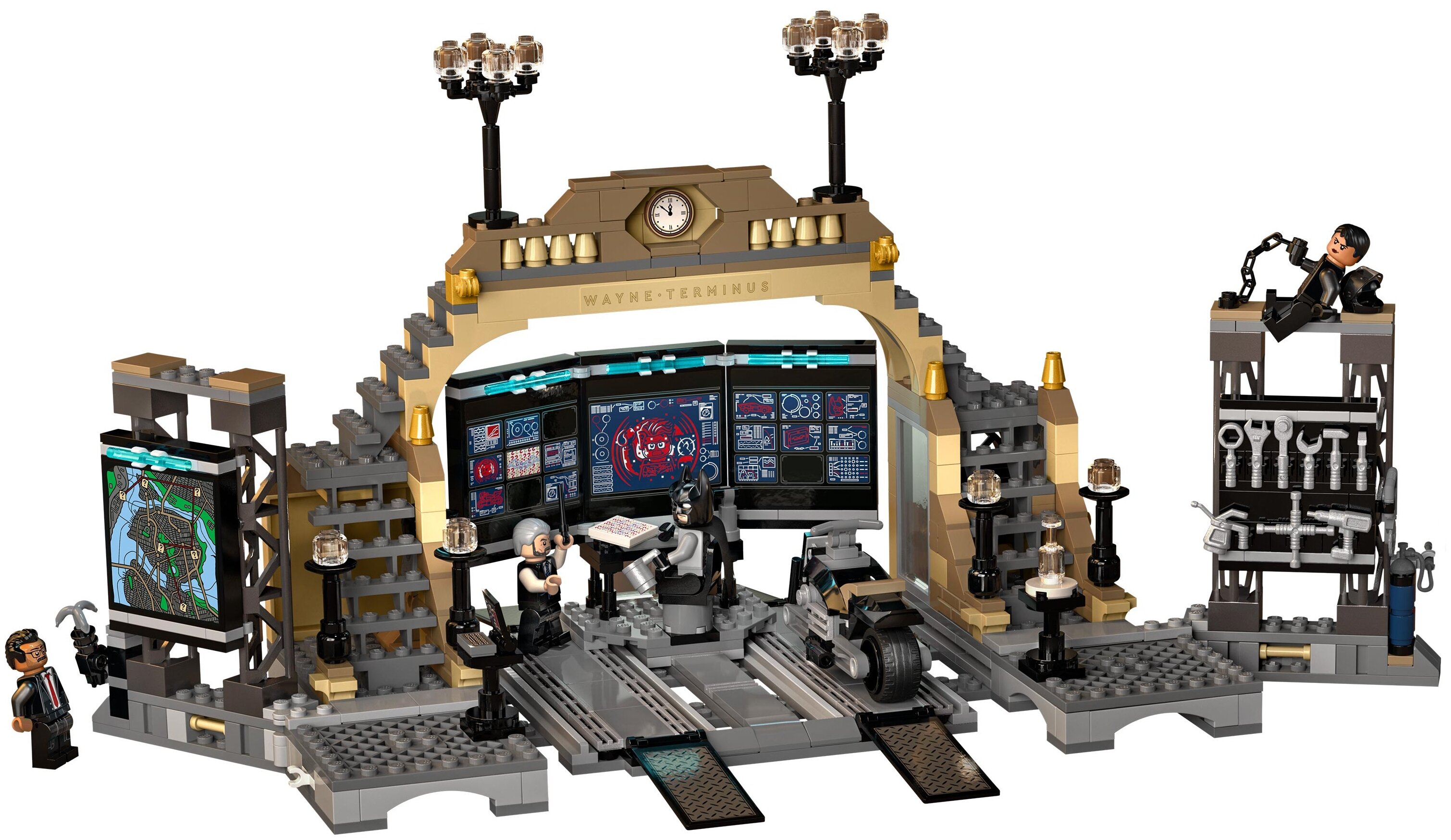 Купить Конструктор LEGO 76183 Супер Герои Бэтпещера: схватка с Загадочником