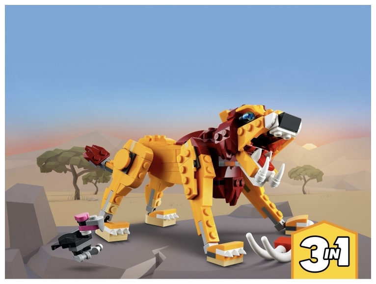 Конструктор LEGO 31112 Криэйтор Лев Казахстан