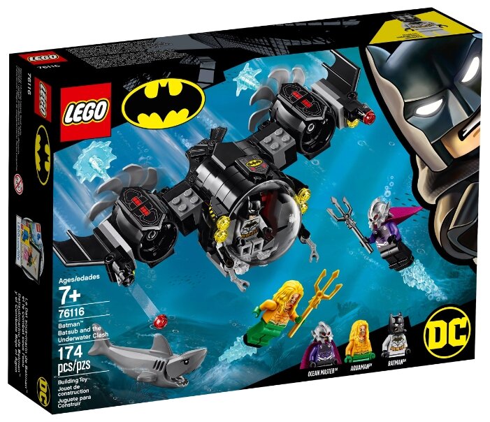 Конструктор LEGO Подводный бой Бэтмена Super Heroes 76116