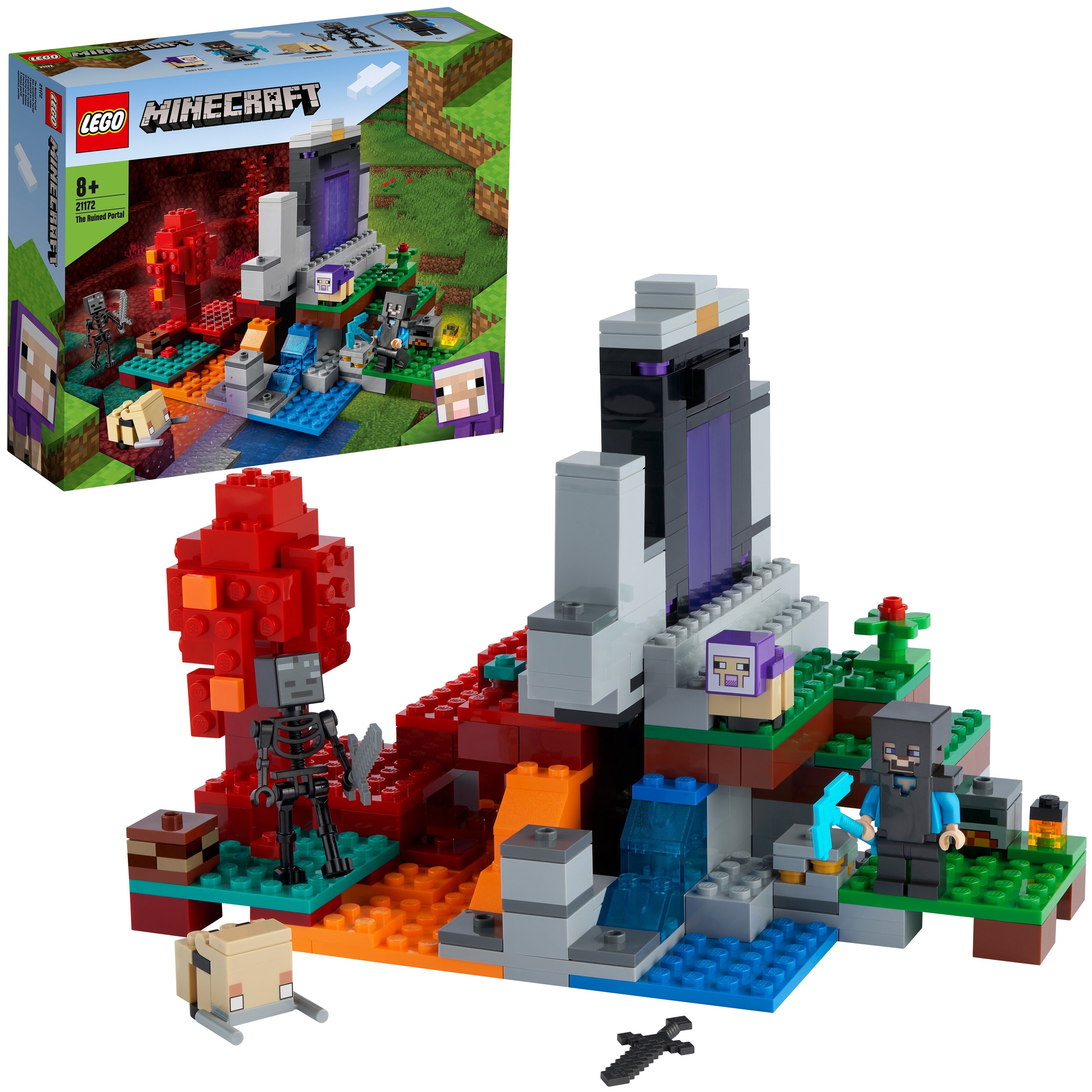 Фотография Конструктор LEGO 21172 Minecraft Разрушенный портал