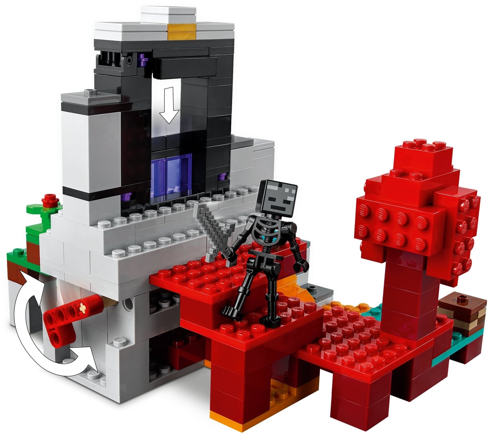 Цена Конструктор LEGO 21172 Minecraft Разрушенный портал