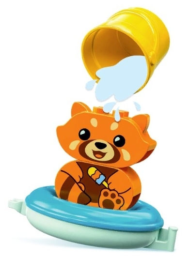 Цена Конструктор LEGO 10964 Дупло Приключения в ванной: Красная панда на плоту