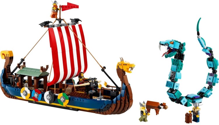 Фотография Конструктор LEGO 31132 Криэйтор Корабль викингов и Мидгардский змей