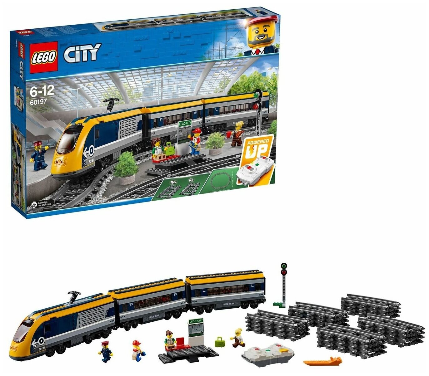 Фотография Конструктор LEGO Пассажирский поезд CITY 60197