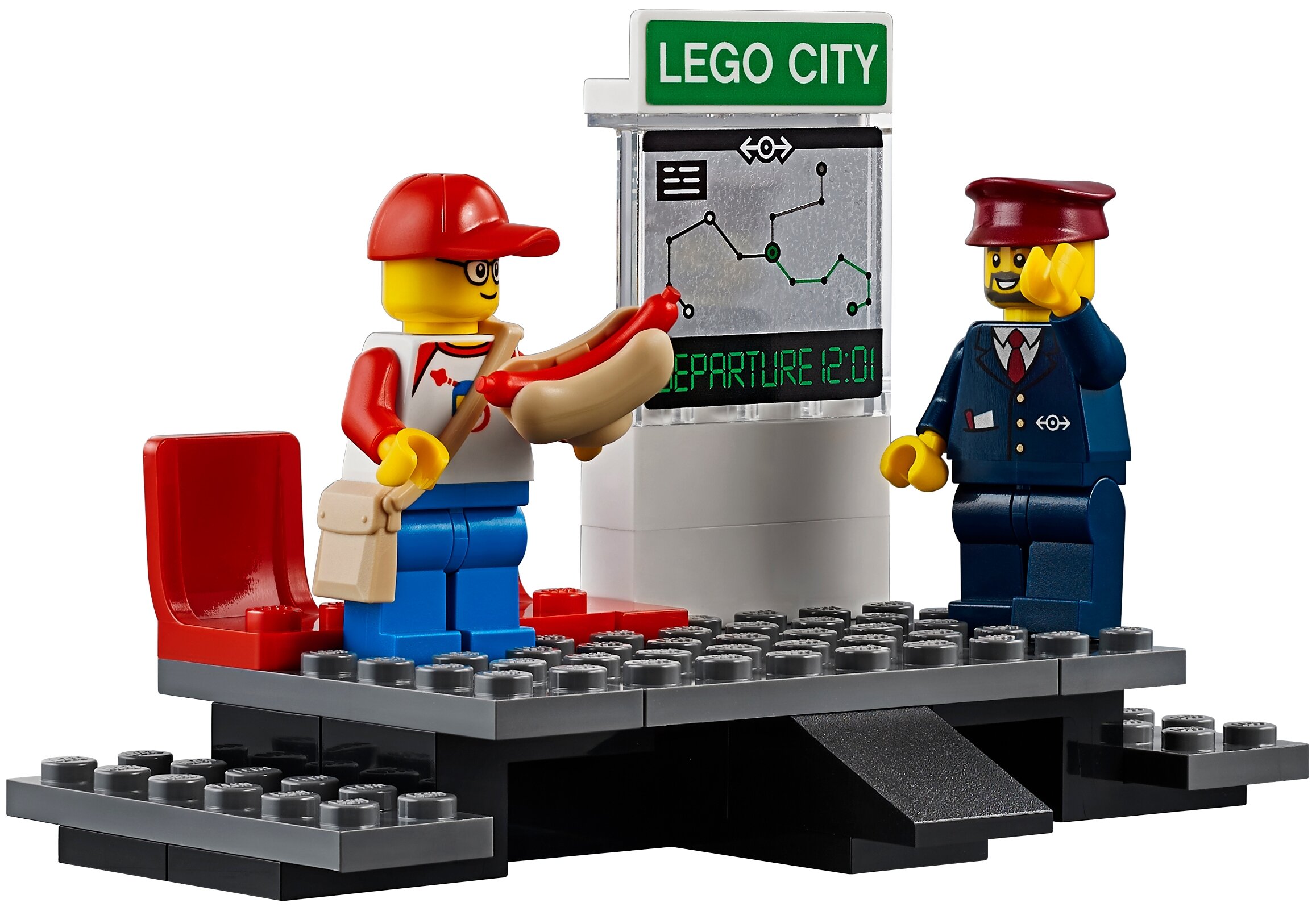 Конструктор LEGO Пассажирский поезд CITY 60197 Казахстан