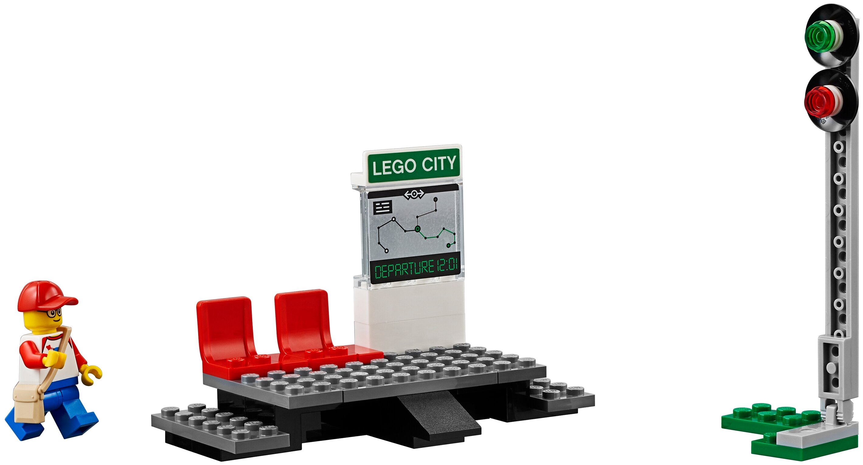 Конструктор LEGO Пассажирский поезд CITY 60197 Казахстан