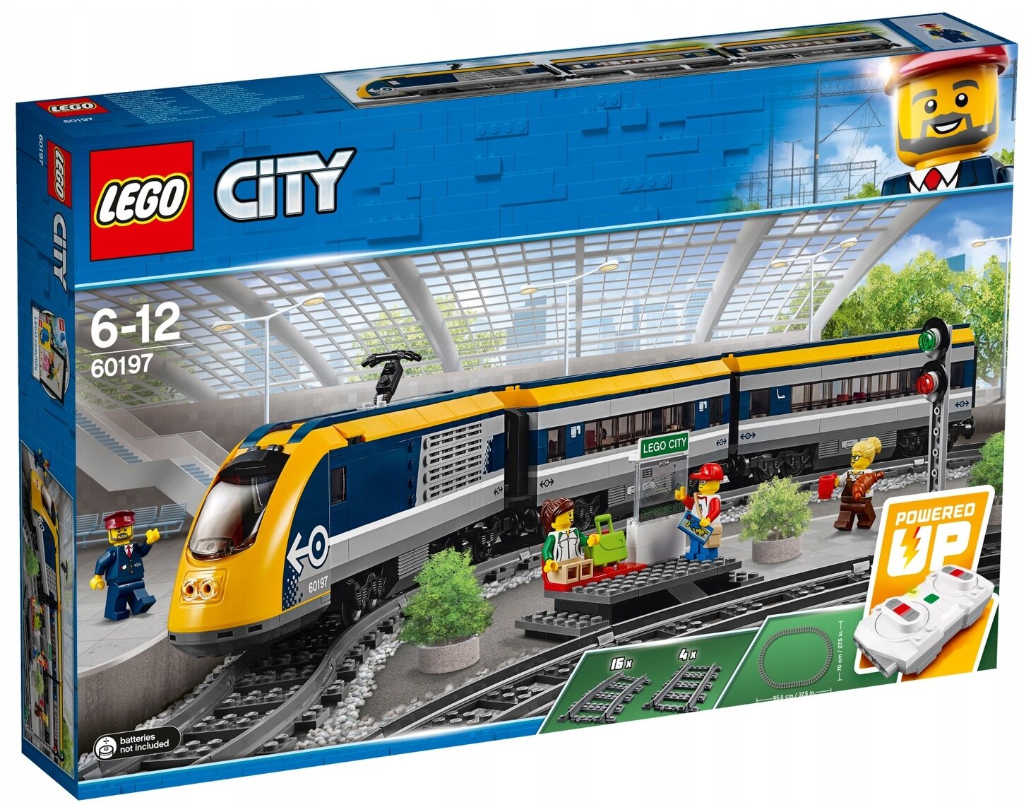 Конструктор LEGO Пассажирский поезд CITY 60197 Казахстан