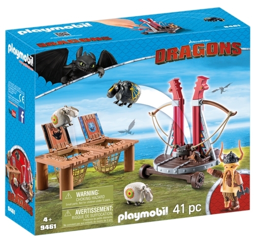 Конструктор PLAYMOBIL Драконы: Плевака и Вепр 9461pm