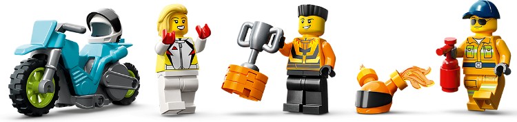 Фотография Конструктор LEGO 60357 Город Трюковый грузовик и огненное кольцо