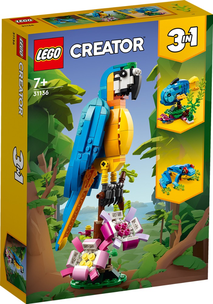 Фото Конструктор LEGO 31136 Creator Экзотический попугай