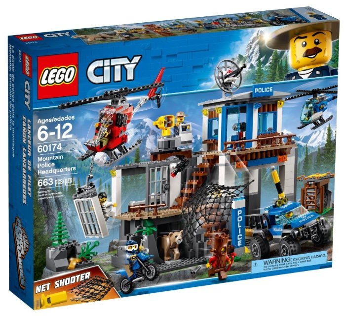 Конструктор LEGO Полицейский участок в горах 60174