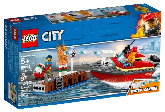 Конструктор LEGO Пожар в порту CITY 60213